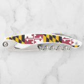 メリーランドの州の旗 ソムリエナイフ (正面)