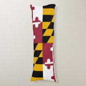 メリーランドの州の旗 ボディピロー (正面縦)