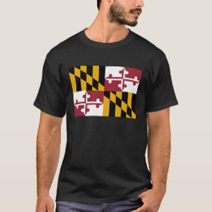 メリーランドの州の旗 Tシャツ