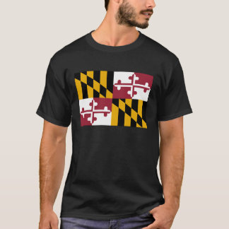 メリーランドの州の旗 Tシャツ