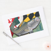 メリーランドの市民のカサゴ 長方形シール (封筒)