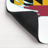 メリーランドの旗のカニのマウスパッド マウスパッド (コーナー)