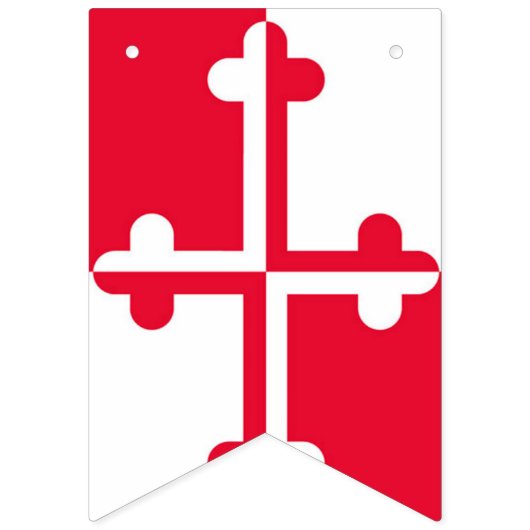 メリーランドの旗の旗布の旗-長旗の旗 バンティングフラッグ (第2の旗)