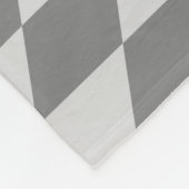 メリーランドの旗の白黒blanket-*CUSTOMIZABLE* フリースブランケット (角)