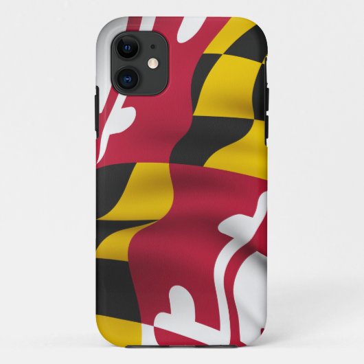 メリーランドの旗のiPhoneの場合 Case-Mate iPhoneケース (裏面)
