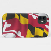 メリーランドの旗のiPhoneの場合 Case-Mate iPhoneケース (裏面(横))