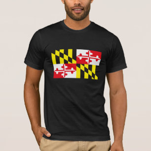 メリーランドの旗のTシャツ Tシャツ