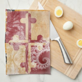 メリーランドの旗 キッチンタオル (四つ折り)