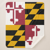 メリーランドの旗 シェルパブランケット (正面)