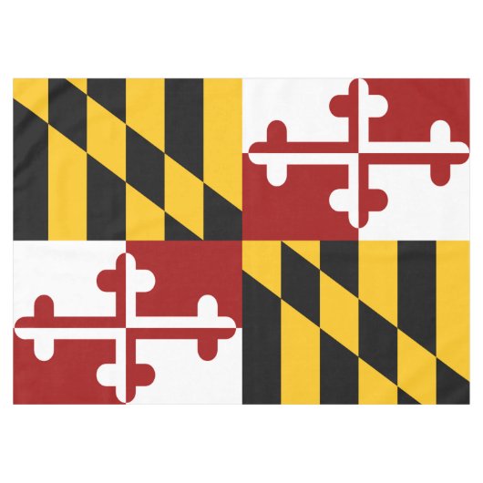 メリーランドの旗 テーブルクロス (正面(横))