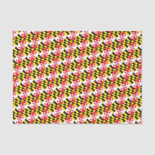 メリーランドの旗 薄葉紙 (正面)