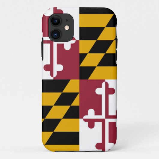 メリーランドの旗 Case-Mate iPhoneケース (裏面)