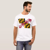 メリーランドの旗 Tシャツ (正面フル)