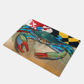 メリーランドの青カニ ドアマット (アングル)