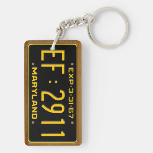 メリーランドの1967年のヴィンテージのナンバープレートKeychain キーホルダー