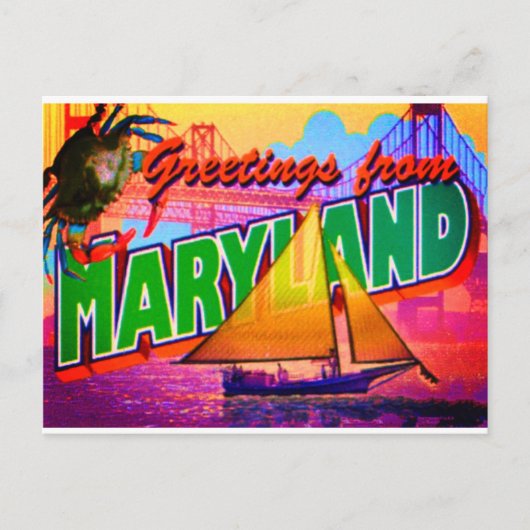 メリーランドはがき ポストカード (正面)