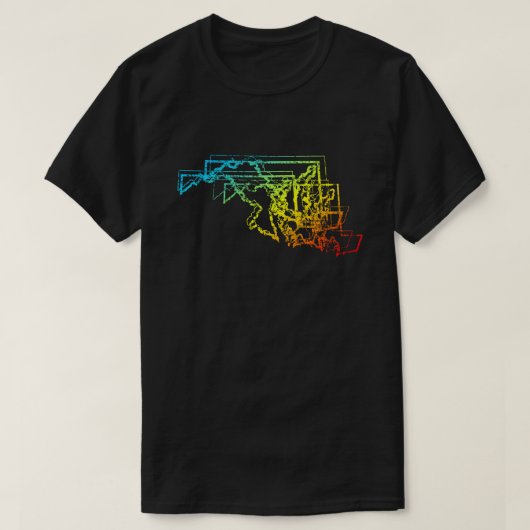 メリーランドぼやけク Tシャツ (デザイン正面)