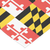 メリーランドカスタム州旗14インチX 72インチテーブルランナー ショートテーブルランナー (コーナー)