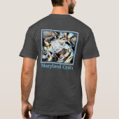 メリーランドカニのカニのスウェットシャツまたはTシャツ Tシャツ (裏面)