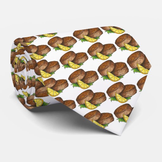 メリーランドカニカニのケーキケーキグルメタイ ネクタイ (ロール)