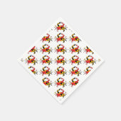 メリーランドカニ スタンダードカクテルナプキン (角)