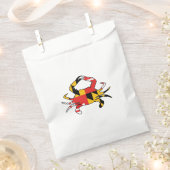 メリーランドカニ フェイバーバッグ (クリップ留めされた状態)