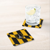 メリーランドスクエア紙コースターの国旗 スクエアペーパーコースター (インサイチュ)