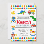 メリーランドパーティー誕生日の招待状 招待状 (正面)