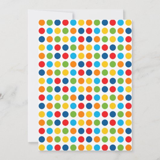 メリーランドパーティー誕生日の招待状 招待状 (裏面)