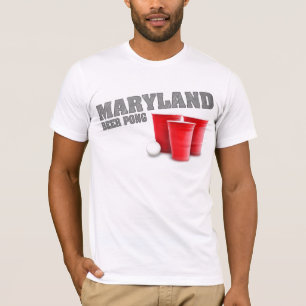 メリーランドビールPongのTシャツ Tシャツ