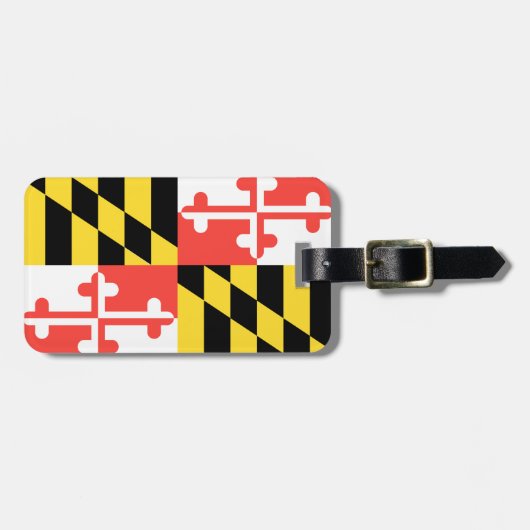 メリーランドフラグ- ラゲッジタグ (正面横)