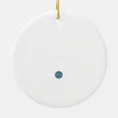 メリーランドブルーカニのクリスマスツリー セラミックオーナメント (裏面)