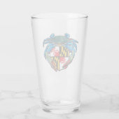 メリーランドブルーカニクレストガラス タンブラーグラス (裏面)