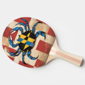メリーランドブルーカニ 卓球ラケット (横)