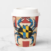 メリーランドブルーカニ 紙コップ (裏面)