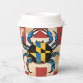 メリーランドブルーカニ 紙コップ (正面)