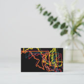 メリーランドプライドぼやけ 名刺 (スタンド正面)