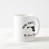 メリーランドホームスイートホームファミリーモノグラムマグ コーヒーマグカップ (正面右)