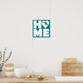 メリーランドホームハート州ポスターサイン ポスター (キッチン)