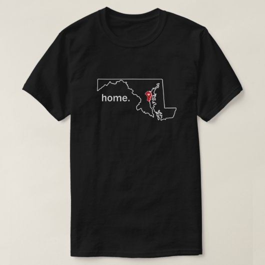 メリーランド家郡ワイシャツ-アンArundel co. Tシャツ (デザイン正面)