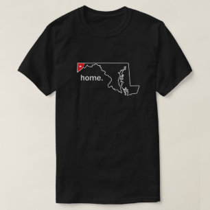メリーランド家郡Tシャツ- Garrett co. Tシャツ