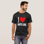 メリーランド州が好き Tシャツ (正面フル)