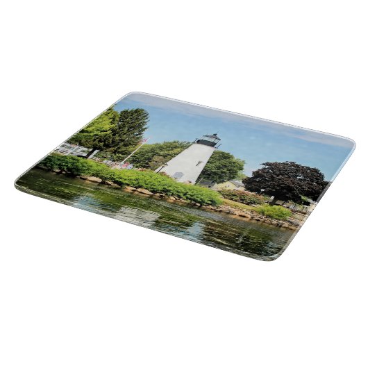 メリーランド州のコンコードポイントライトハウス カッティングボード (角)