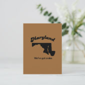 メリーランド州のモットー – 私たちはカニを持っている ポストカード (スタンド正面)