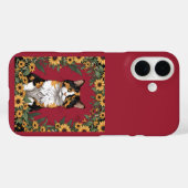 メリーランド州の三毛猫とキンセンカ 4 Case-Mate iPhoneケース (裏面 (横))