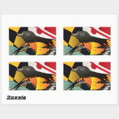 メリーランド州の州 長方形シール (シート)