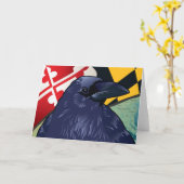 メリーランド州の市民レイヴン カード (黄色い花)