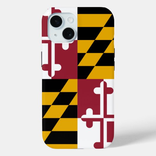 メリーランド州の旗のApple iPhone 15 Case-Mate iPhoneケース (裏面)