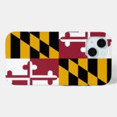 メリーランド州の旗のApple iPhone 15 Case-Mate iPhoneケース (裏面 (横))