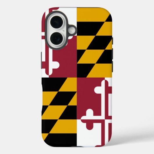 メリーランド州の旗のApple iPhone 16 Case-Mate iPhoneケース (裏面)